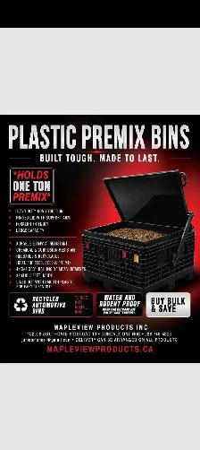 Feed bins/ storage bins