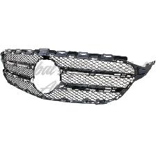 Mercedes C300 Sedan 2017-2018 Grille Inner Matte Dark Gray - Photo 2