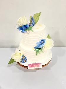 wedding cakes delivery all GTA 2 tiers cake 30 servings - Photo 3