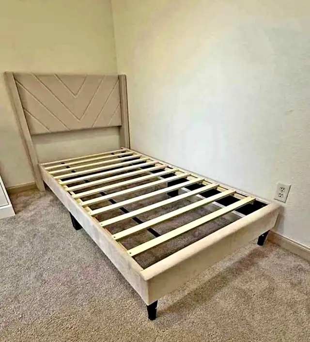 2 Twin single bed Frame with Mattress