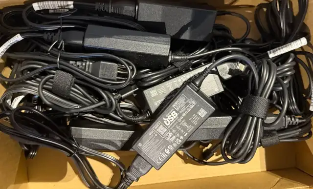 Lot of 100 New Genuine HP 45W Watt USB-C Type C Laptop Charger A