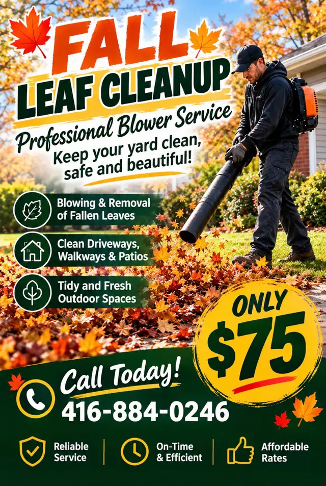 Fall cleanup