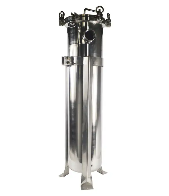 #2 Bag Filter 20um 304 SS Filter 100 Psi 2' Npt In/Out 025079