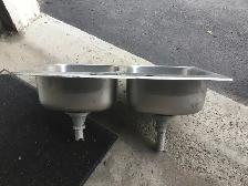 2- Double Stainless Steel Kitchen Sinks - Photo 4