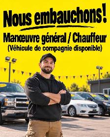 Manœuvre général / Chauffeur(Véhicule de compag