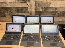 Lot of 6 x HP Chromebooks 11A G8 EE AMD A4-9120C RADEON R4 1.60G