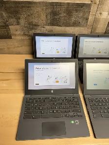 Lot of 6 x HP Chromebooks 11A G8 EE AMD A4-9120C RADEON R4 1.60G - Photo 2