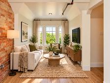 Beautiful 1-Bedroom Loft | Exposed Brick & Scenic Views | Lakefi