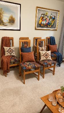 Mid century TEAK TECK. Ensemble salle à manger. 6 chaises chairs - Photo 10