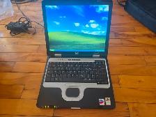 Vintage HP Compaq NC6000 Laptop 1.5Ghz 512MB 20GB 14.1 DVD ATI