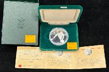 1987 Commemorative Silver Coin - 1988 Calgary Winter Olympics