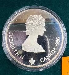 1987 Commemorative Silver Coin - 1988 Calgary Winter Olympics - Photo 3