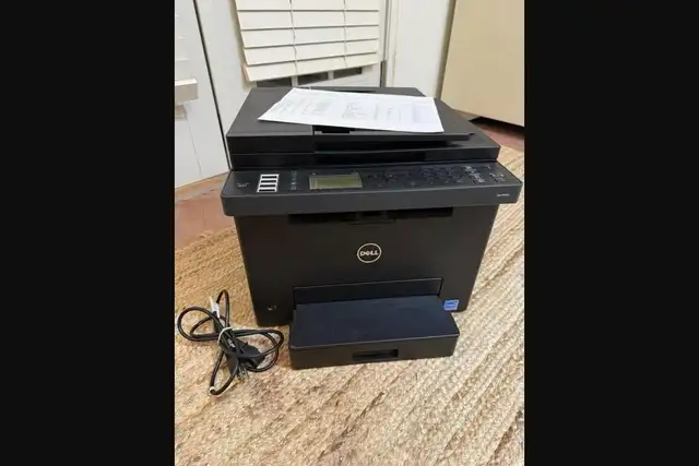 Dell E525w Color Laser All-in-One Printer - Only 2,762 Pages