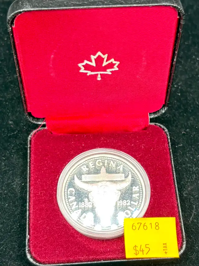 1982 Regina Centennial Canadian Silver Dollar