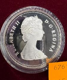 1982 Regina Centennial Canadian Silver Dollar - Photo 3