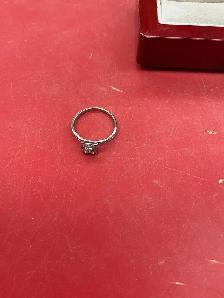 bague en or 10k avec diamants - Photo 2