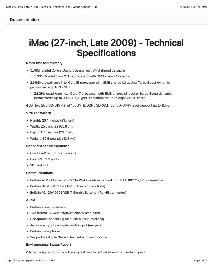Apple iMac - 27 Inch Late 2009 - Photo 10