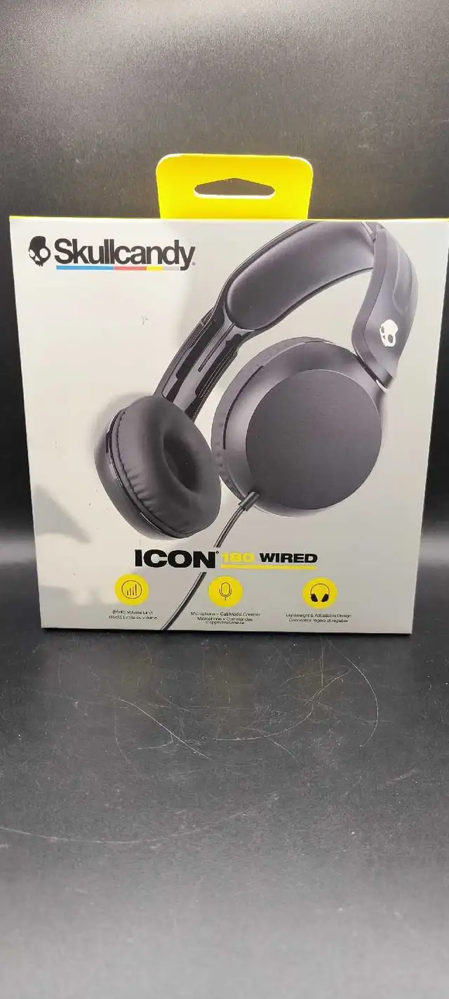 NEW SKULLCANDY ICON 180 WIRED HEADPHONES