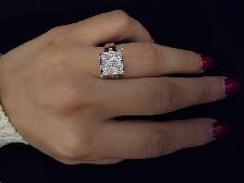 10k yellow gold diamond ring