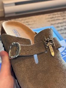 New Birkenstock Chrome Heart Custom SIZE 8-8.5 MENS - Photo 2