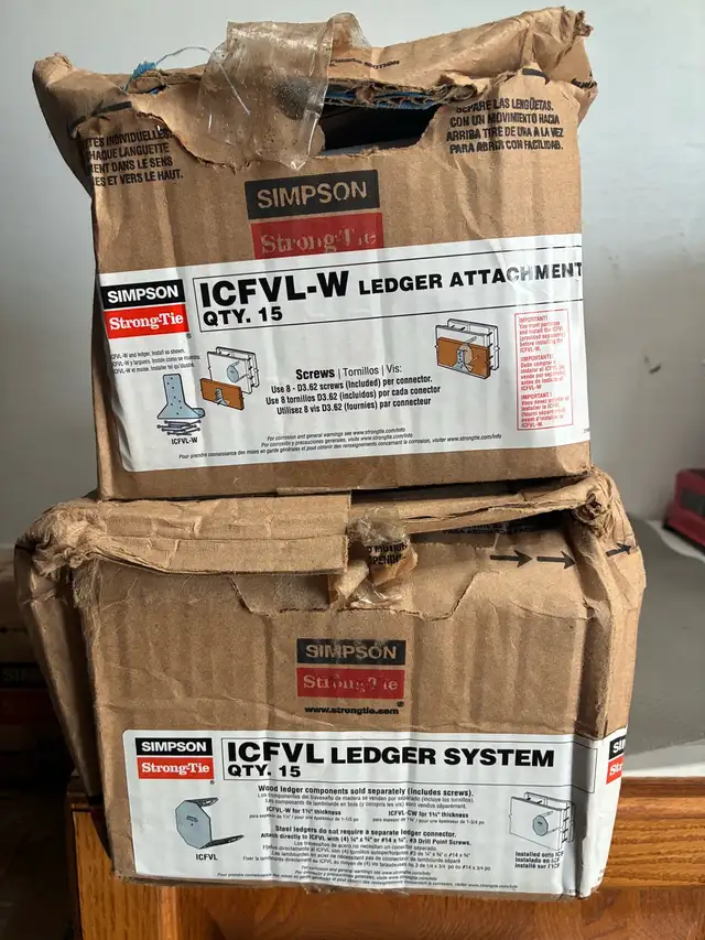 ICF ledger attachment products