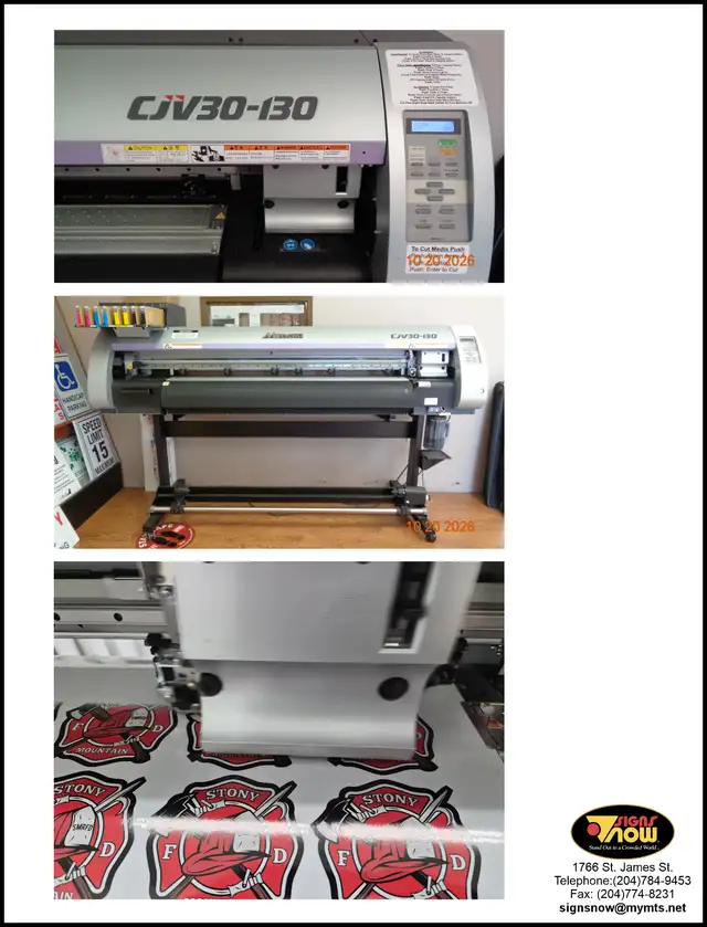 Mimaki CJV30-160 (Solvent Digital Printer)