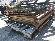 HEAVY STEEL RAILING WITH STAIRS ON PALLET