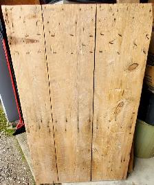 125 year old White Pine Grainery Door 59'×37'×1'