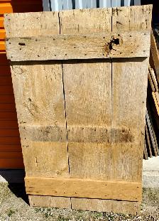 125 year old White Pine Grainery Door 59'×37'×1' - Photo 2