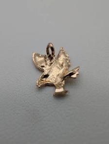 (B10537) 10K Yellow Gold Eagle Pendant 5/8 Inch 1.00 Grams - Photo 3