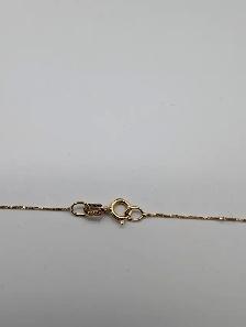 (B7789) Necklace with Pendant Yellow Gold 18k 1.70 grams 18' - Photo 4