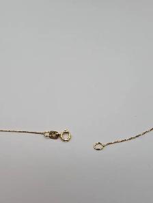 (B7789) Necklace with Pendant Yellow Gold 18k 1.70 grams 18' - Photo 5