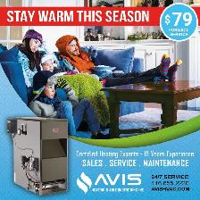 416-655-2220 AVIS HEATING SERVICE $59