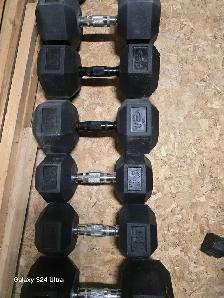 Rubber Hex Dumbbell set $350 Obo - Photo 3