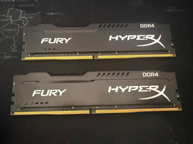 16GB HyperX Fury 2x8GB 2666MHz