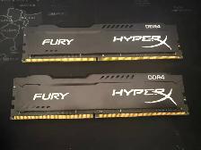 16GB HyperX Fury 2x8GB 2666MHz