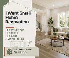 Small Renovation Job in North Bay– $150–$200 Cash