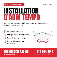 installation d’abris auto