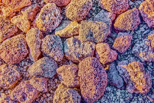 Red Volcanic Lava Rock - Low-Maintenance Ground Cover