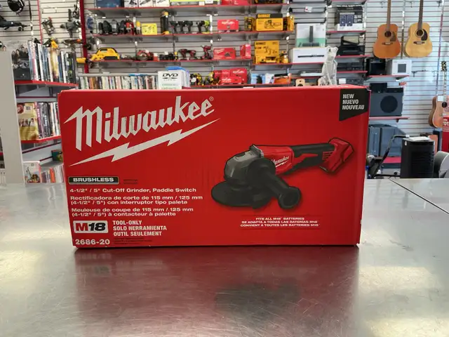 Meuleuse de coupe Milwaukee M18 Brushless 4-1/2' / 5'