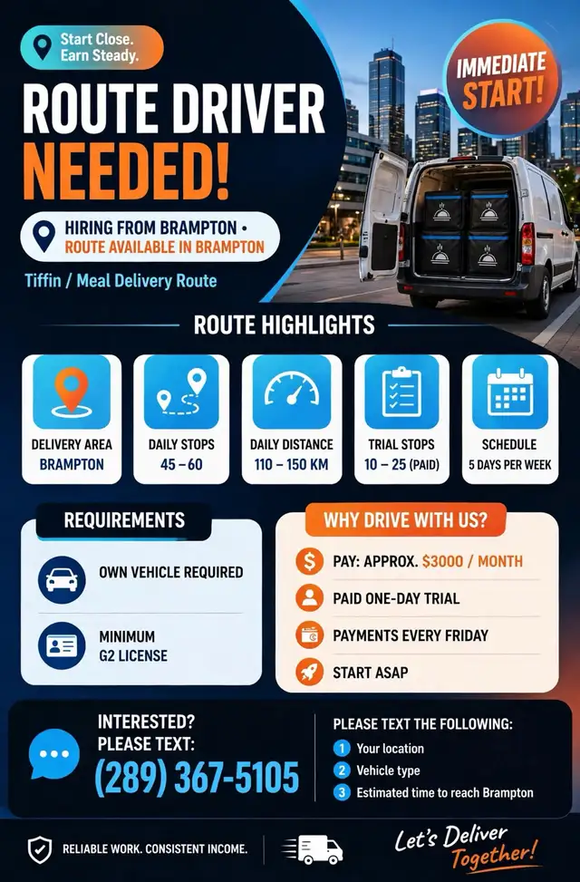 Urgent Driver Needed