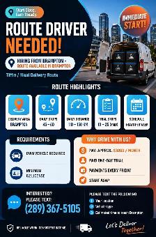 Urgent Driver Needed
