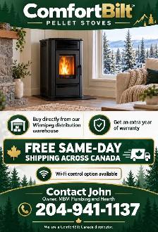 COMFORT BILT PELLET STOVES