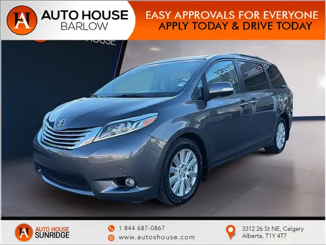 2017 Toyota Sienna LIMITED AWD LEATHER SEATS NAVIGATION BACKUP C