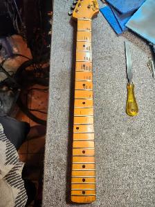 The Guitar Shoppe Calgary fret leveling - Photo 4