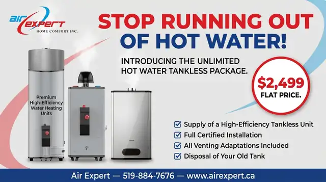 WATER HEATER WATER HEATER TANKLESS WATER HEATER INSTALLED