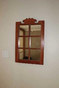 Miroir rustique en bois, impeccable