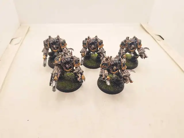 Warhammer 40k 5 Black Legion Finecast Obliterators Battle Ready