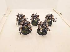 Warhammer 40k 5 Black Legion Finecast Obliterators Battle Ready