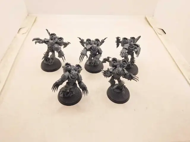 Warhammer 40k 5 OOP Chaos Space Marine Raptors Missing 3 Wings